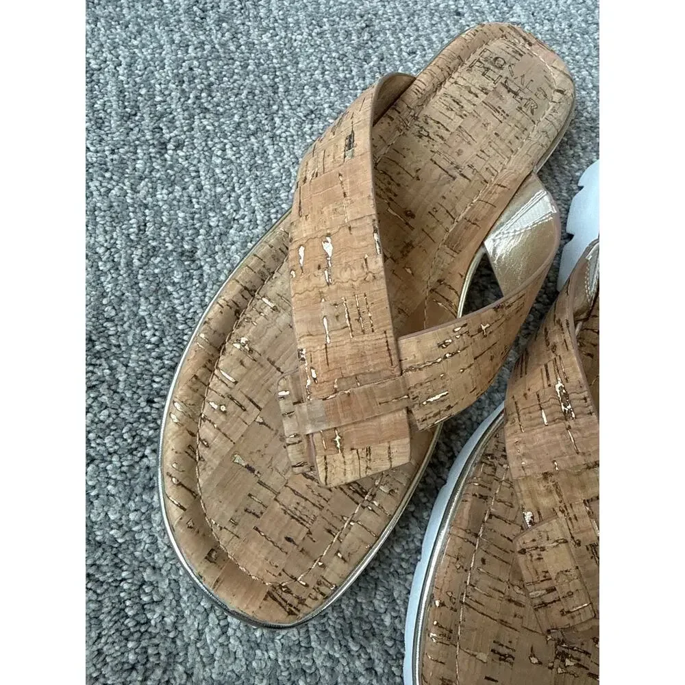 Donald Pliner Lynne cork women’s sandal 9.5